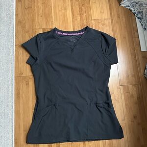 Heart Soul Charcoal Short Sleeve Top